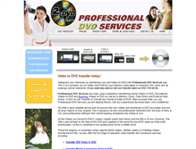 Tablet Screenshot of professionaldvdservices.co.uk